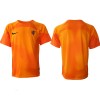 Herren Fußballbekleidung Niederlande Torwart Auswärtstrikot WM 2022 Kurzarm
